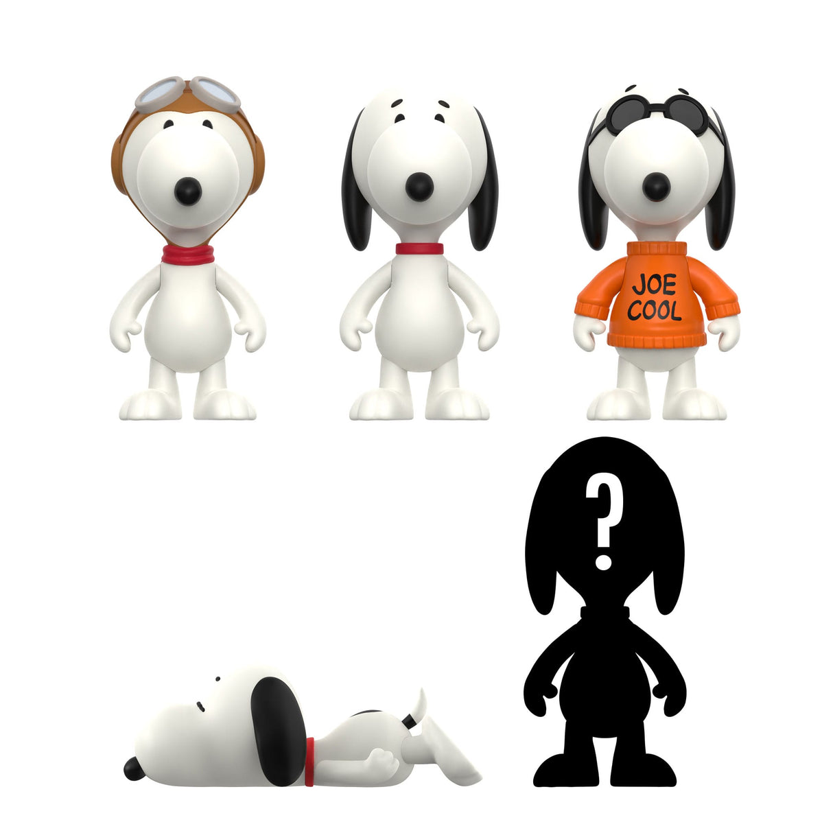 Peanuts So Many Snoopies ReAction Figures full character lineup Wave 06