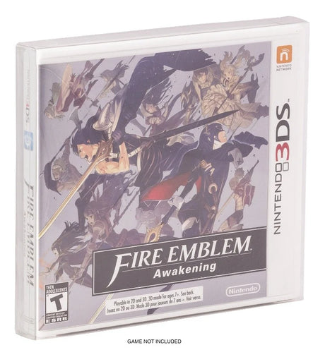 Fire Emblem Awakening Nintendo 3DS game inside clear PET protector