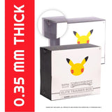 Clear PET protector box for Pokémon Elite Trainer Box with 0.50 MM thickness detail