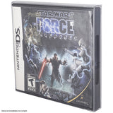 Nintendo DS Star Wars game displayed inside clear PET protective case