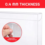 0.4mm PET Nintendo DS game protector with removable protective film