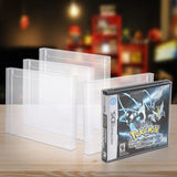Clear PET protectors for organizing and displaying Nintendo DS games