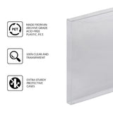 Archival-grade acid-free PET protector for PS1 and Dreamcast games