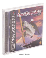 PS1 Cool Boarders game inside clear PET protective case