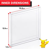 PET game protector inner dimensions for PS1 and single CD jewel cases