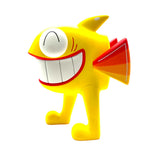 Pez The Walking Fish Yellow 7 inch designer vinyl figure side view