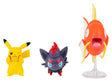 Pikachu, Magikarp and Zorua Pokémon Battle Figures by Jazwares