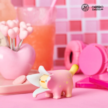 pink bananaers dog