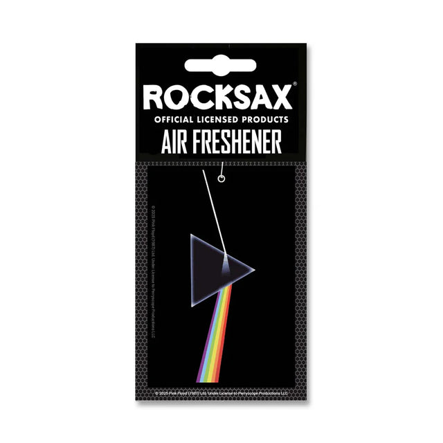 Pink Floyd Dark Side of the Moon air freshener Rocksax prism design