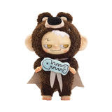 Pitenaught Naughty League brown bear costume vinyl figure holding fish bone accessory