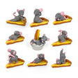 Pizza Rats After Dark blind box collectible rat vinyl figures full lineup by 100% Soft