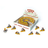 Pizza Rats After Dark blind box display with pizza box packaging and collectible rat figures