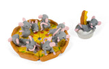 Pizza Rats After Dark collectible rat figures with Ranch Rat chaser by 100% Soft