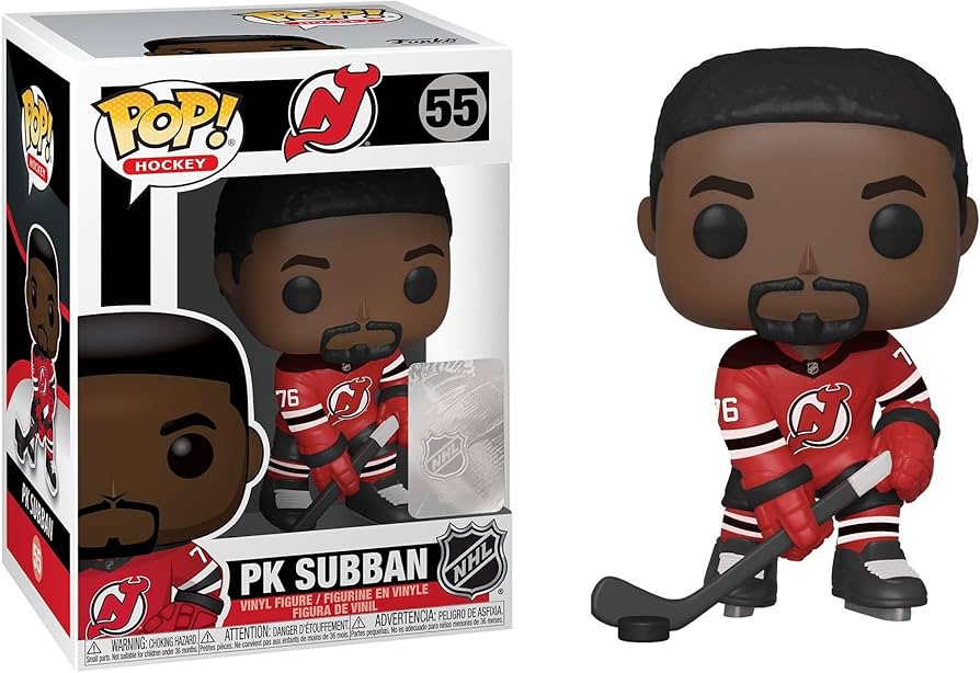 PK Subban 55 Funko Pop Vinyl NHL New Jersey Devils collectible figure