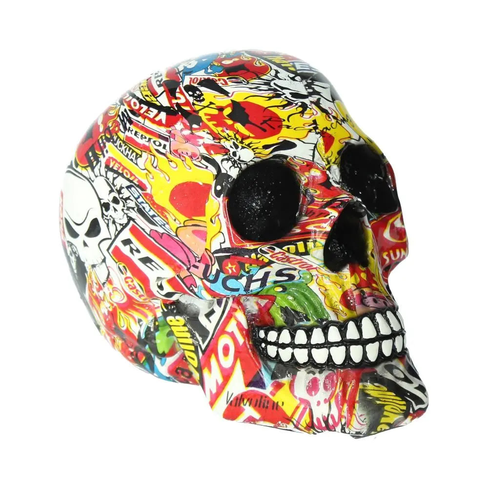 Pop Art Bright Logo Skull