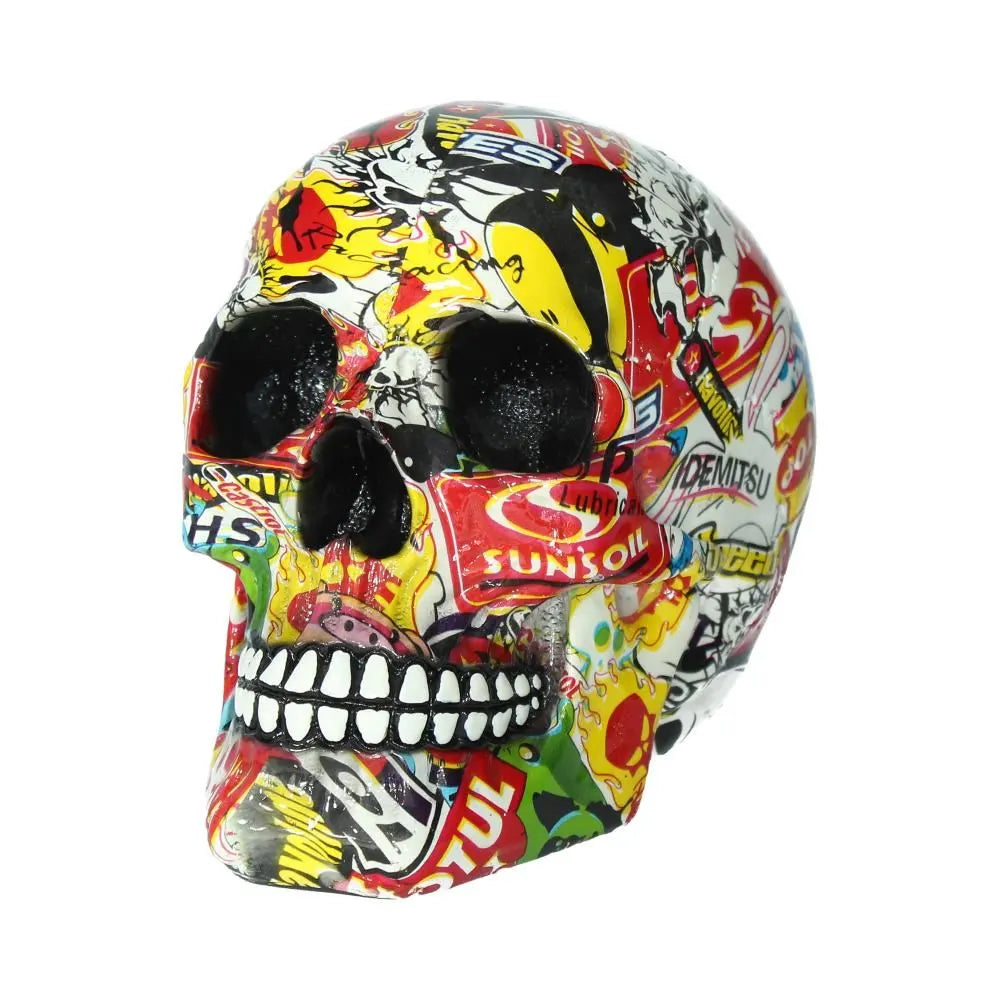 Pop Art Bright Logo Skull