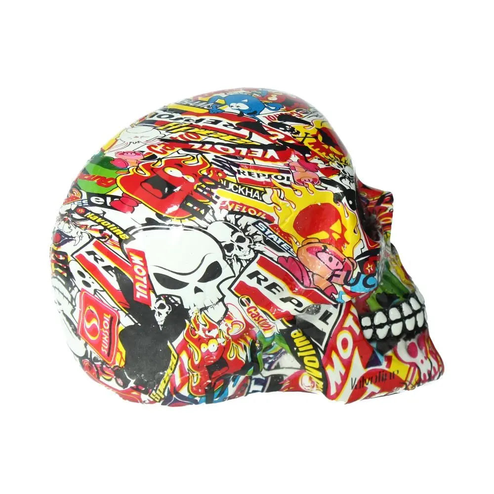 Pop Art Bright Logo Skull