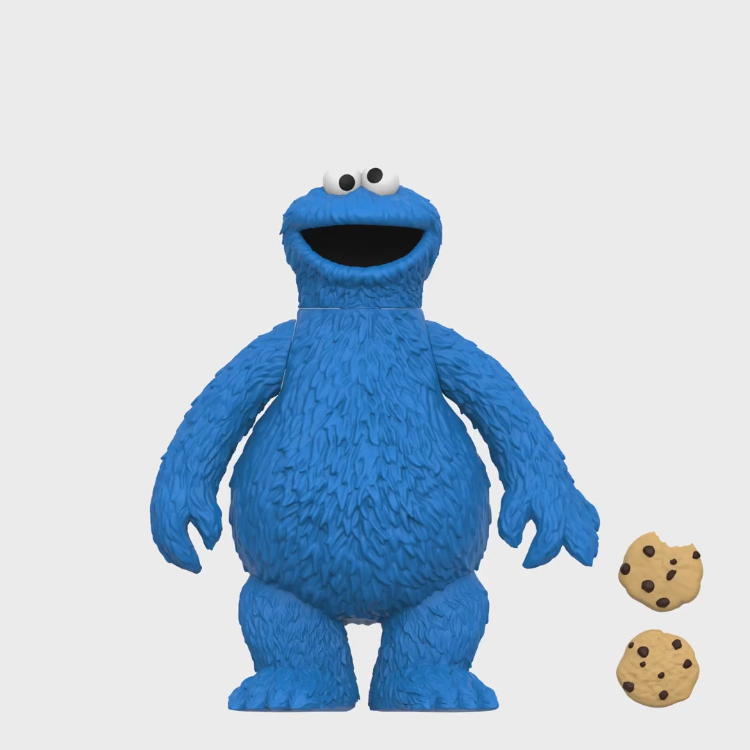 3D Video of Cookie Monster - Sesame Street ReAction Figure