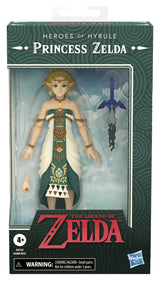 Princess Zelda Heroes of Hyrule action figure in official Hasbro collector window box.