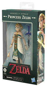 Side view of the Princess Zelda Heroes of Hyrule packaging featuring character artwork.