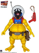 Fully geared Psy-Crow Earthworm Jim toy figure