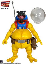 Classic villain pose with dome helmet