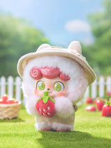 Q Kid Outdoor Activities Series blind box figure holding strawberry outdoors