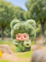 Q Kid Outdoor Activities Series figure in green fuzzy outdoor costume