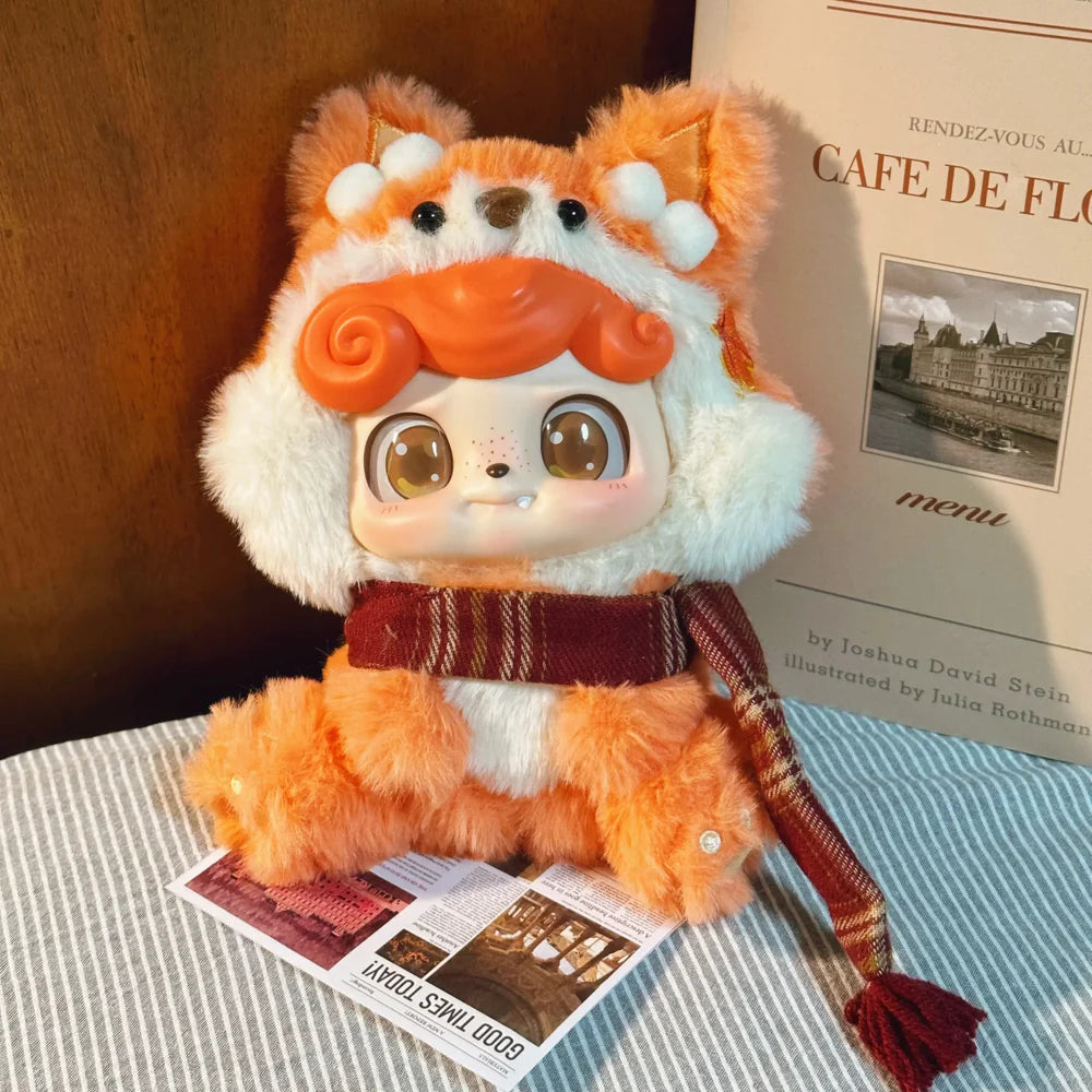 Q KID Animal Preschool plush blind box animal figure detailed close-up