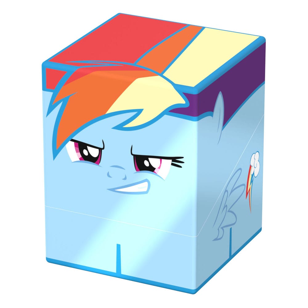 Rainbow Dash Squaroes box showing rainbow tail and cutie mark artwork.