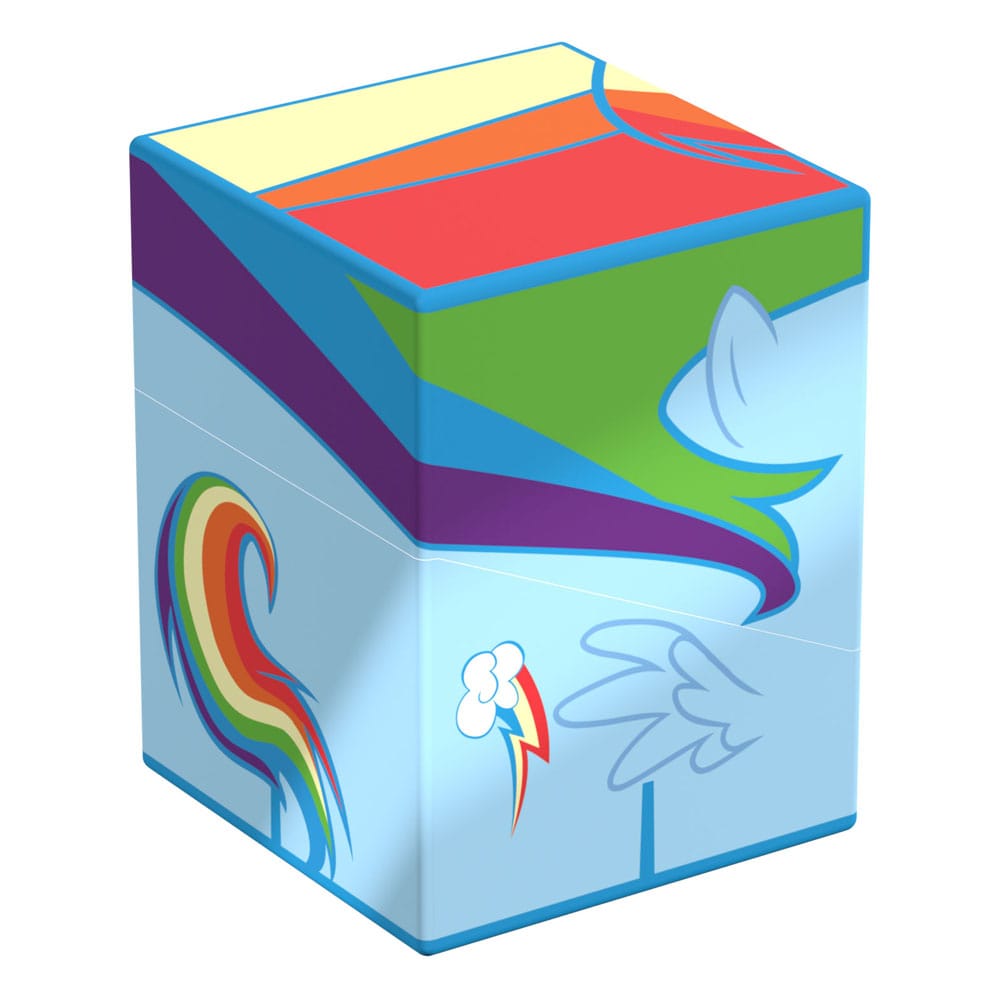 Rainbow Dash Squaroes box showing rainbow tail and cutie mark artwork.