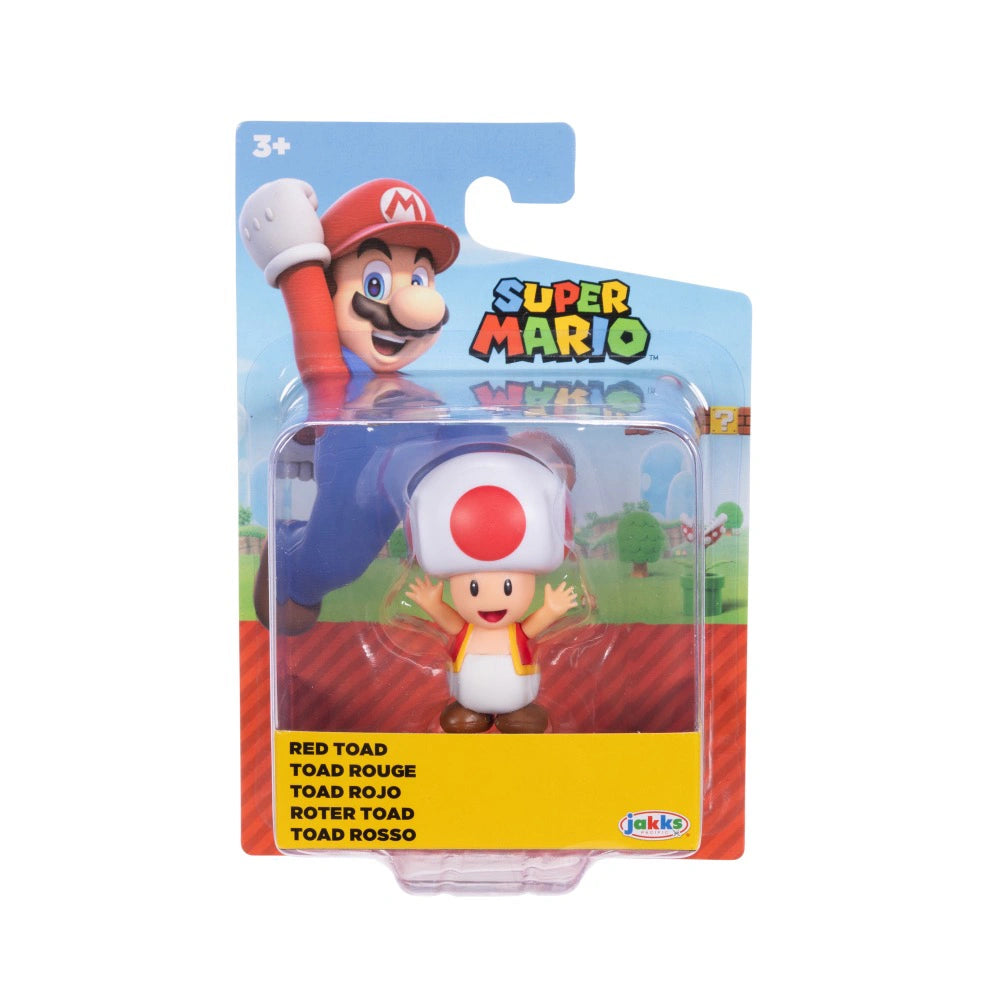 Red Toad Super Mario Figure