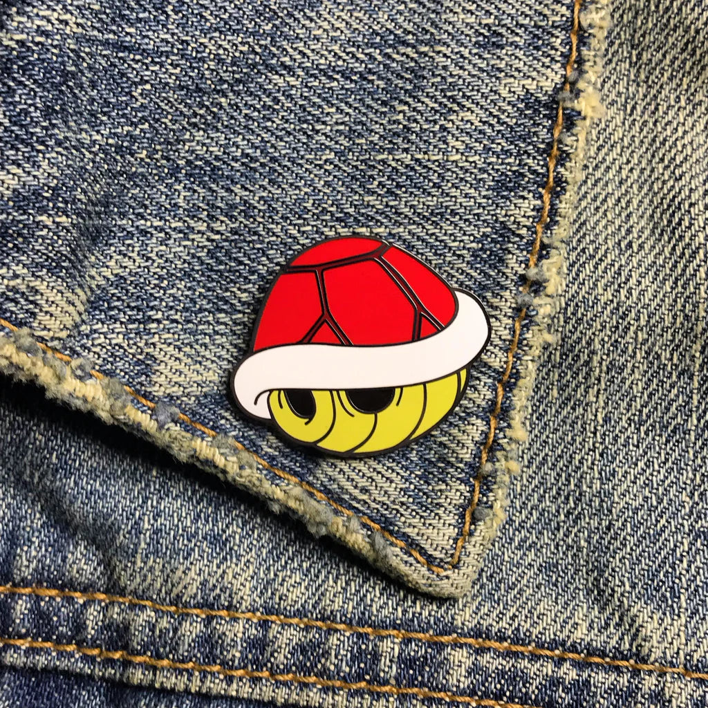 Red Turtle Shell Pins