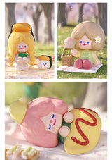 RiCo Happy Picnic Together Series figures featuring picnic, sushi, and cozy resting themed characters