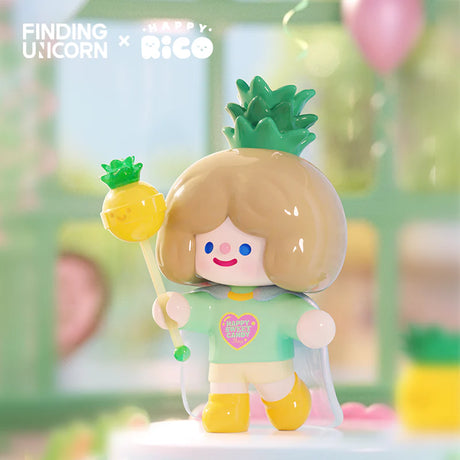 RiCO pineapple-themed collectible figure holding a pineapple candy from the Happy Sweet Candy Shop Series