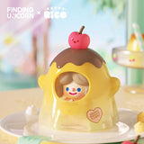 RiCO pudding dessert-themed collectible figure with cherry topping from the Happy Sweet Candy Shop Series
