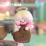 RiCO angel-themed candy shop figure holding a chocolate heart from the Happy Sweet Candy Shop Series