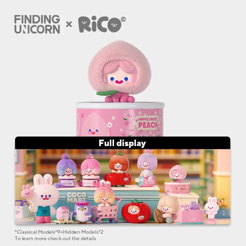 RiCO Welcome Coco Mart Series blind box collection featuring supermarket-themed collectible figures