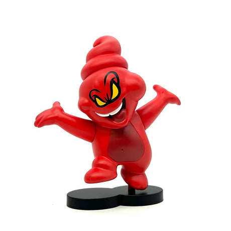 SketOne Ripple Evil Edition red vinyl art toy by UVD Toys front view