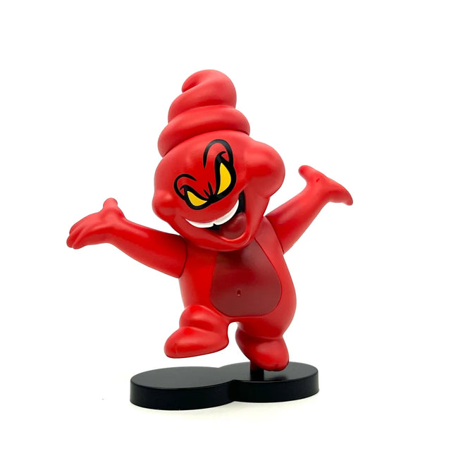 SketOne Ripple Evil Edition red vinyl art toy by UVD Toys front view