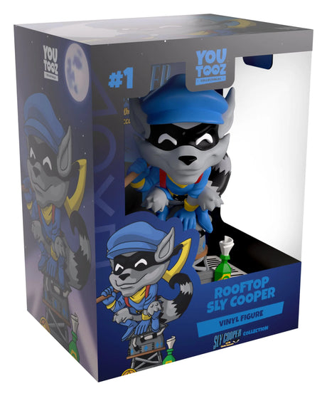 Rooftop Sly Cooper Youtooz figure in display box