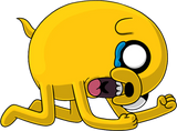 Screaming Jake Adventure Time Vinyl Figure 7 cm Youtooz Drawing