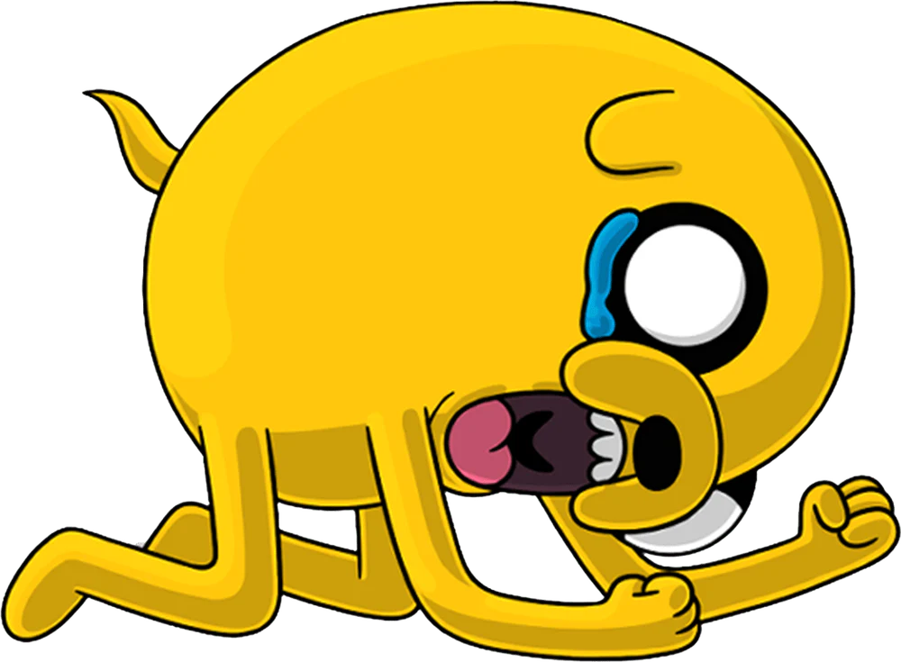 Screaming Jake Adventure Time Vinyl Figure 7 cm Youtooz Drawing