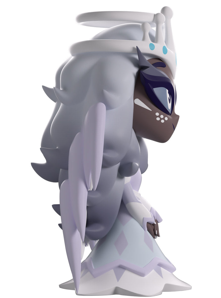 Sera Hazbin Hotel Youtooz vinyl figure side profile showing sculpted hair and wings