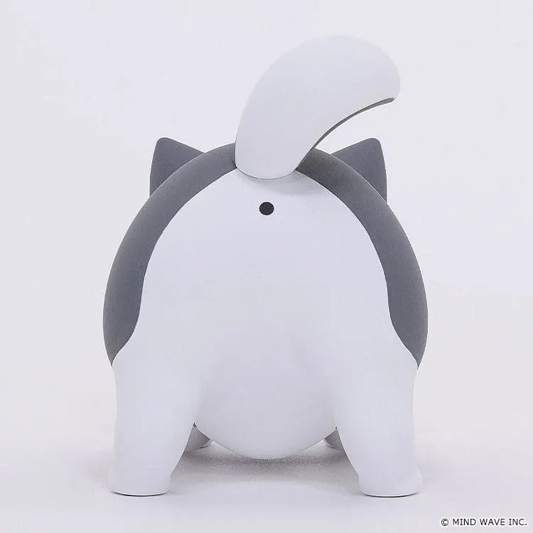 Rear view of the Kuroshibanban soft vinyl figure from the Shibanban Blind Box series.