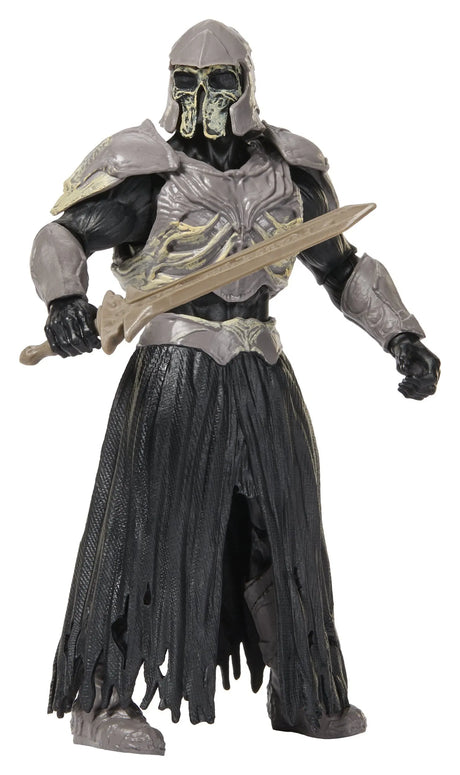 Skel-Knight Masters of the Universe 2026 movie action figure holding sword in battle stance