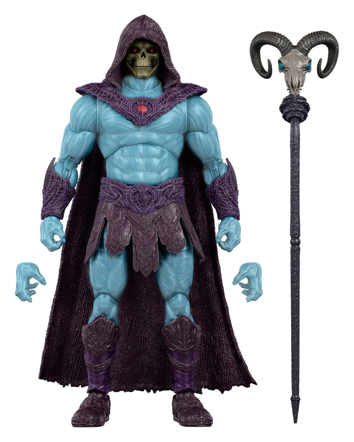Skeletor Masters of the Universe Chronicles 2026 movie action figure with Havoc Staff accessory