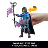 Skeletor Havoc Staff Attack action feature demonstration from Masters of the Universe movie toy line