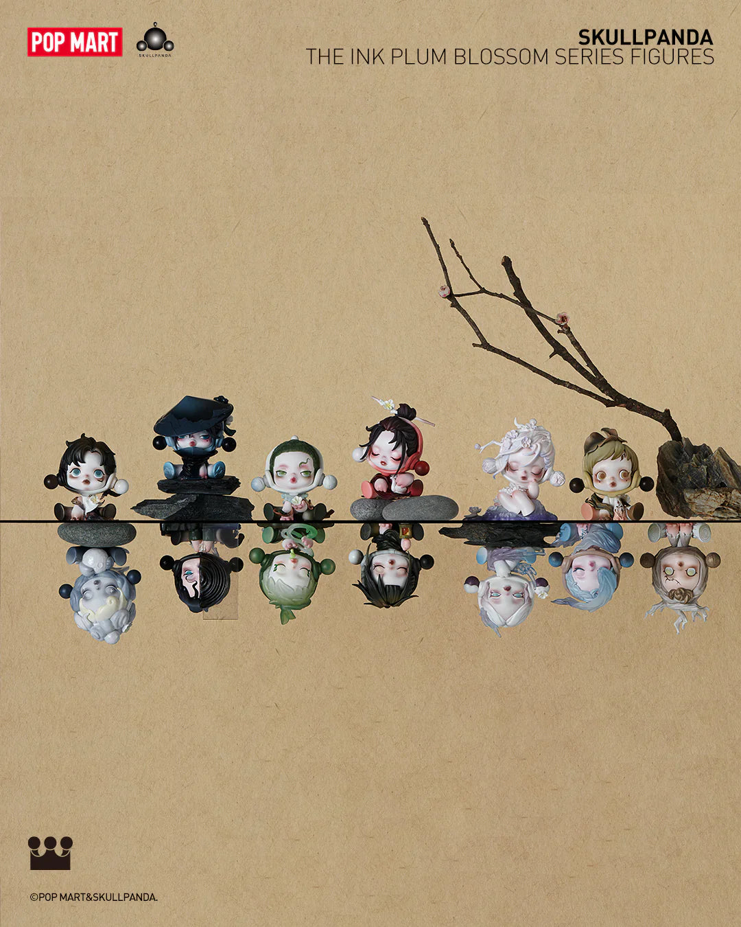 Skullpanda The Ink Plum Blossom Blindbox Case