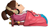 Sleepy Lofi Girl Youtooz vinyl figure side view highlighting headphones and relaxed pose